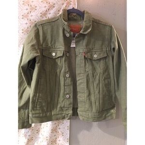 Levi Denim Green Jacket